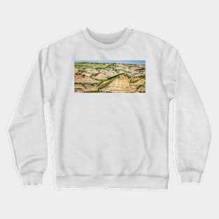 Painted Canyon Overlook North Dakota Crewneck Sweatshirt